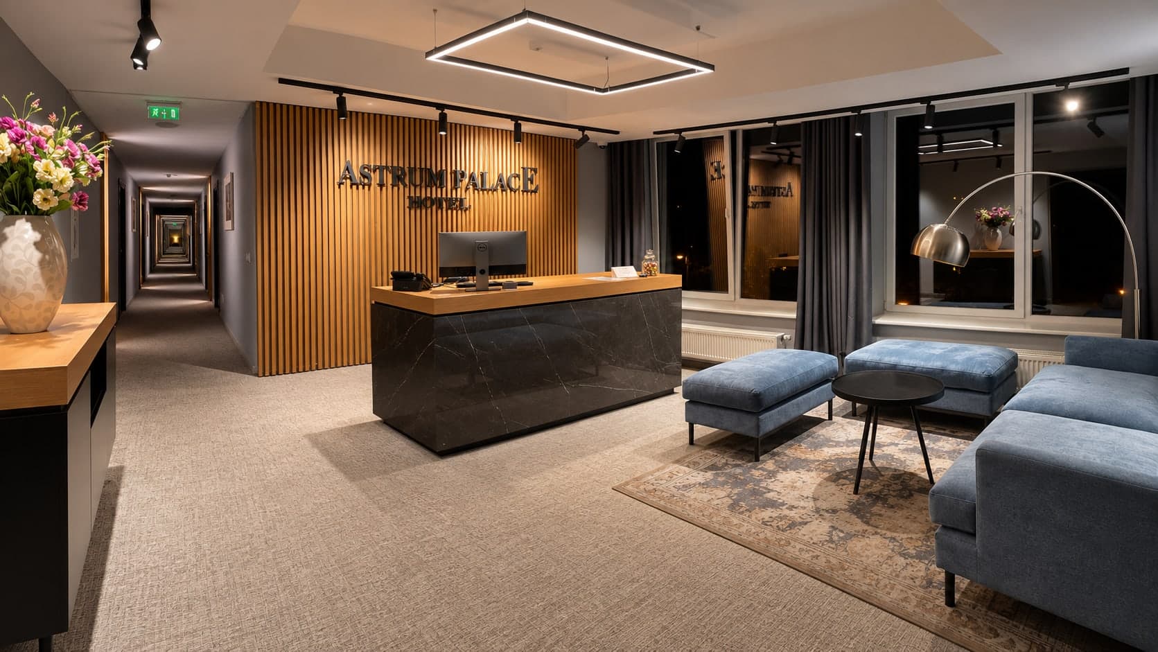 Astrum Palace Hotel reception